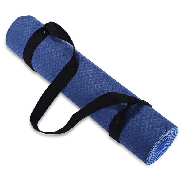 Adjustable Cotton Yoga Mat Carrying Belt Stretch Strap - Image 3