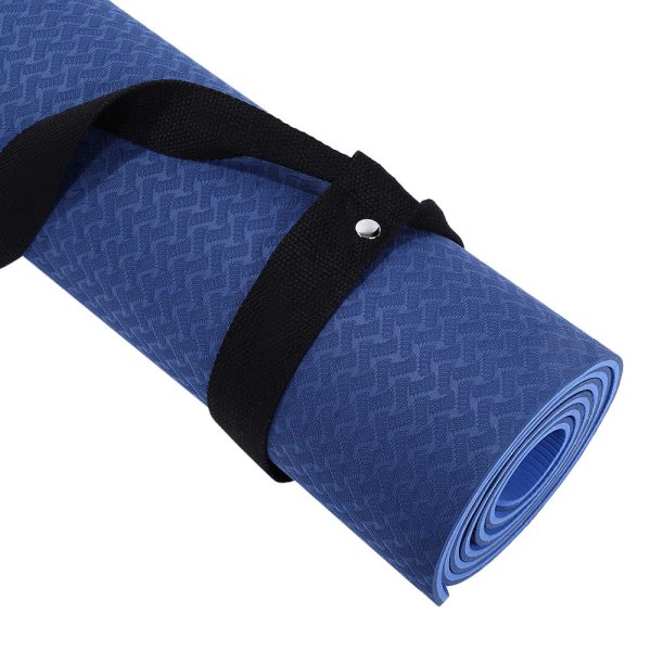 Adjustable Cotton Yoga Mat Carrying Belt Stretch Strap - Image 6