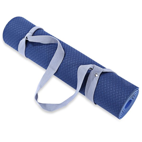Adjustable Cotton Yoga Mat Carrying Belt Stretch Strap - Image 8
