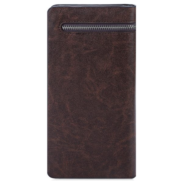 Baellerry Solid Color Cell Phone Money Photo Card Clutch Wallet for Men - Image 8