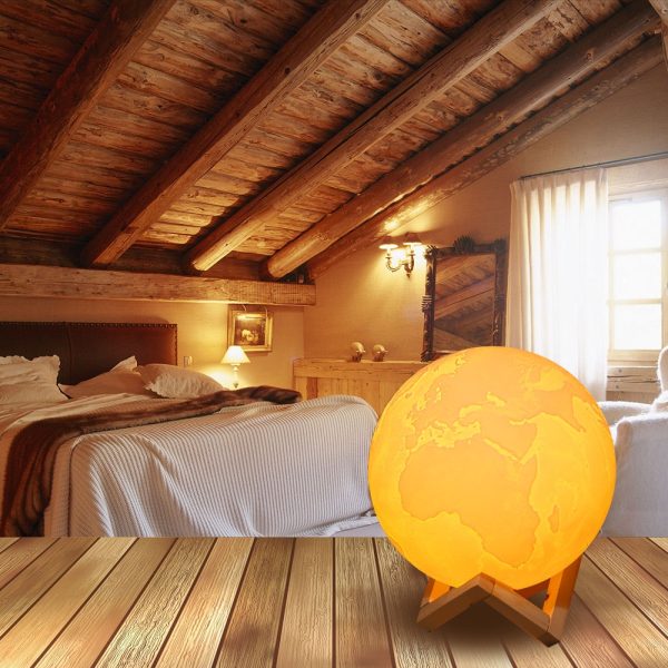 3D Printing Earth Lamp Decorative Nightlight - Image 5