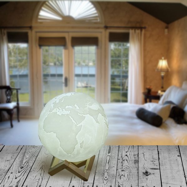 3D Printing Earth Lamp Decorative Nightlight - Image 4