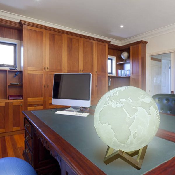 3D Printing Earth Lamp Decorative Nightlight - Image 6