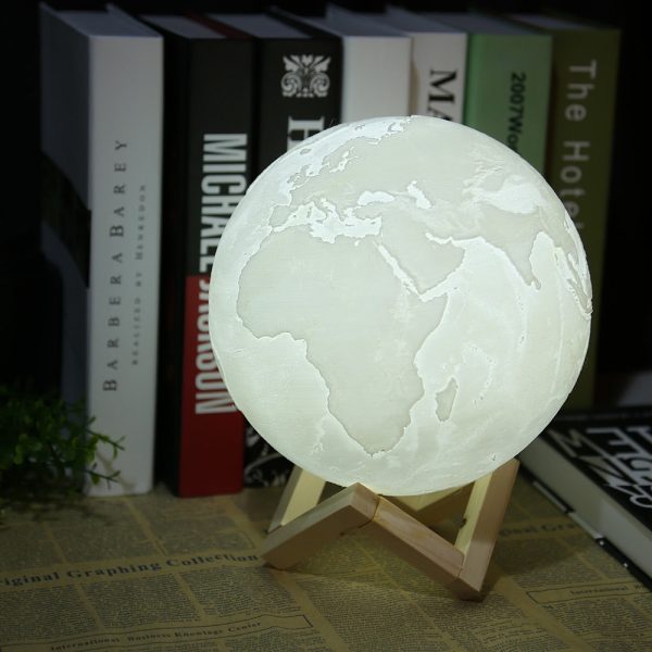 3D Printing Earth Lamp Decorative Nightlight - Image 2