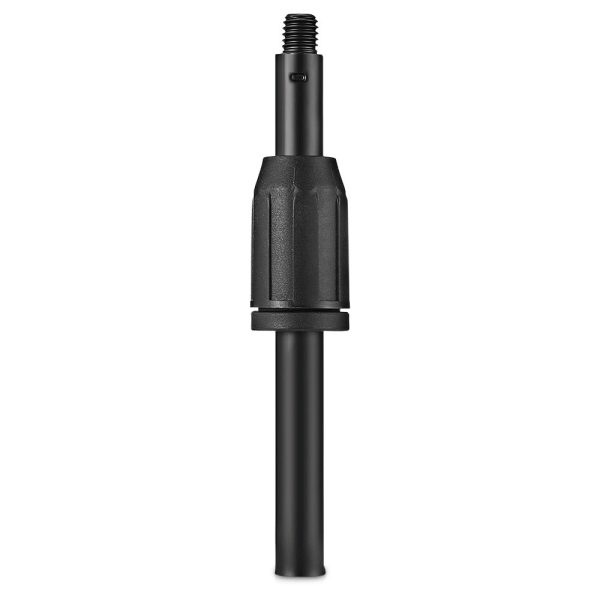 Black Microphone Stand with Compact Round Base - Image 4