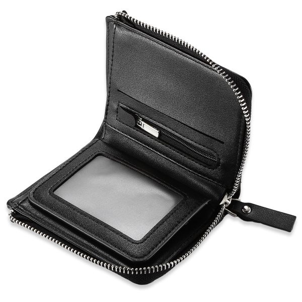 Baellerry Men Wallet Short Section Soft PU Leisure Folder Bag - Image 5