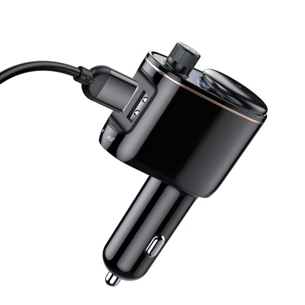 Baseus S - 06 Bluetooth MP3 Vehicle Dual USB Charger - Image 4