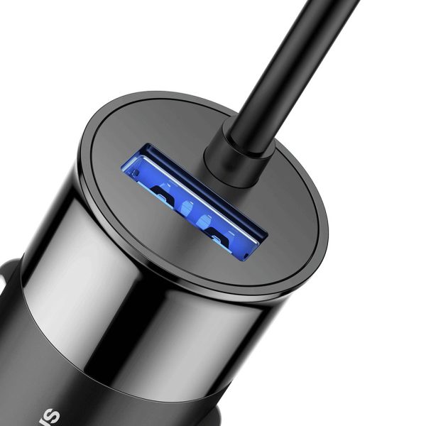 Baseus Enjoy Together 2-in-1 Car Charger 4.8A for Type-C / 8 Pin Devices - Image 6