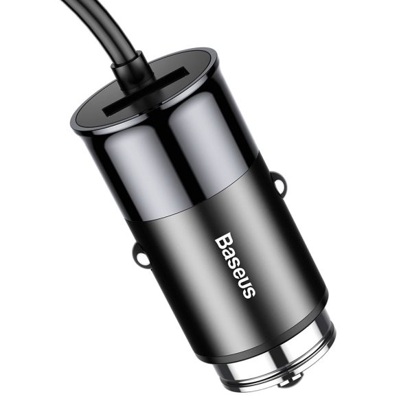 Baseus Enjoy Together 2-in-1 Car Charger 4.8A for Type-C / 8 Pin Devices - Image 4