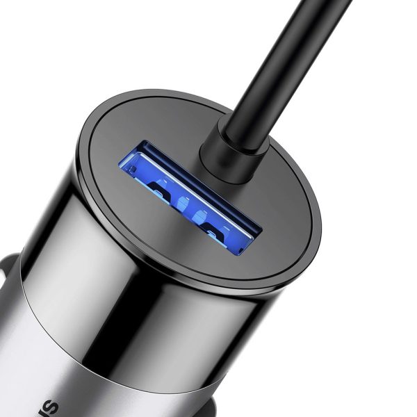 Baseus Enjoy Together 2-in-1 Car Charger 4.8A for Type-C / 8 Pin Devices - Image 11