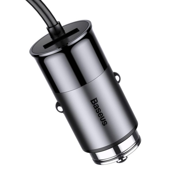 Baseus Enjoy Together 2-in-1 Car Charger 4.8A for Type-C / 8 Pin Devices - Image 9