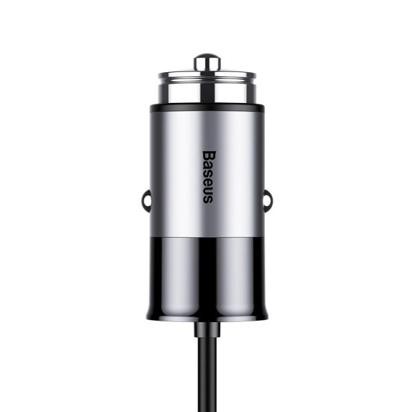Baseus Enjoy Together 2-in-1 Car Charger 4.8A for Type-C / 8 Pin Devices - Image 10
