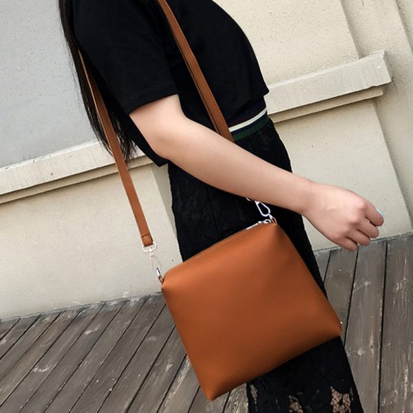 4pcs Women PU Leather Handbag Shoulder Crossbody Bag Wristlet Card Holder - Image 6