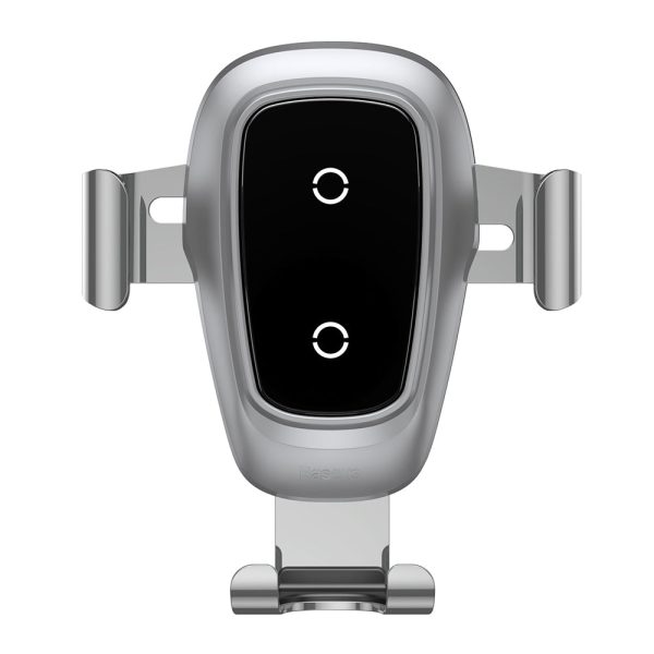 Baseus Metal Wireless Charger Gravity Car Mount 10W for 4 - 6.5 inch Mobile Phones - Image 9