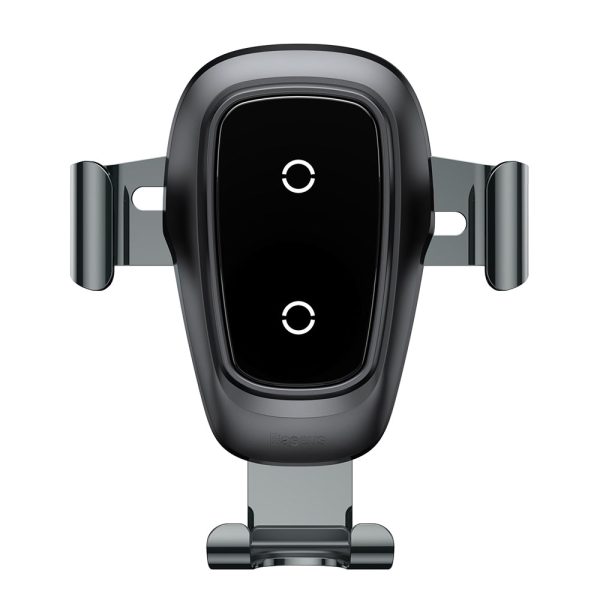 Baseus Metal Wireless Charger Gravity Car Mount 10W for 4 - 6.5 inch Mobile Phones - Image 6