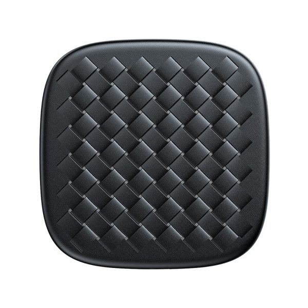 Baseus BSWC - P13 Fast Wireless Charger Woven Leather Charging Pad 10W - Image 3