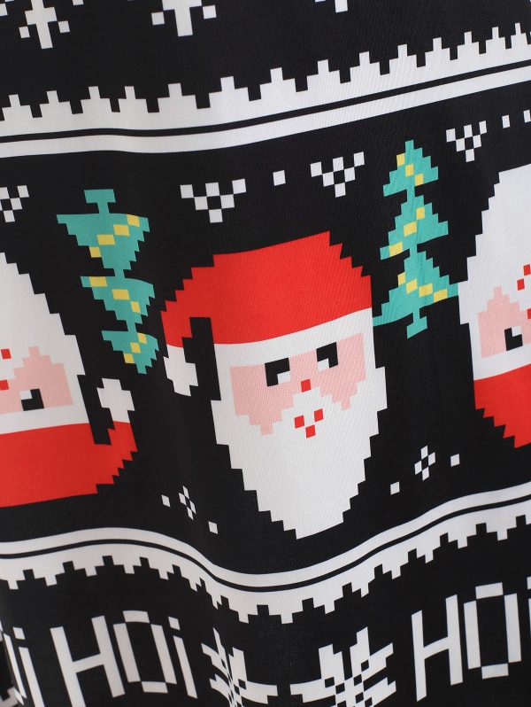 Christmas Print Tunic Dress - Image 6
