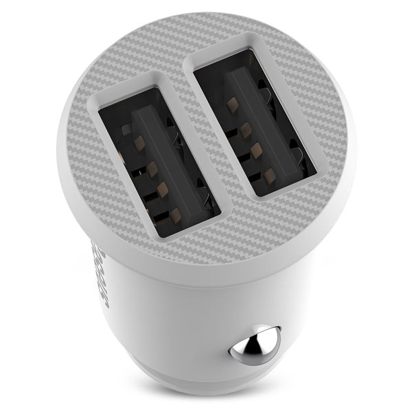Baseus C8 - K Grain Fast Car Charger Small Dual USB Output 3.1A - Image 10