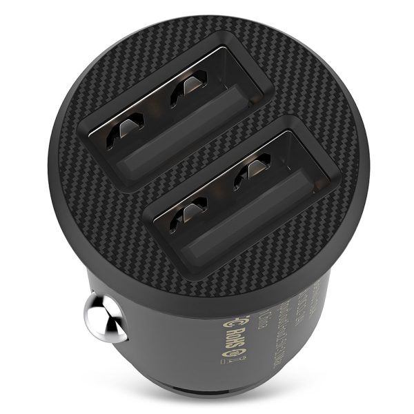 Baseus C8 - K Grain Fast Car Charger Small Dual USB Output 3.1A - Image 3