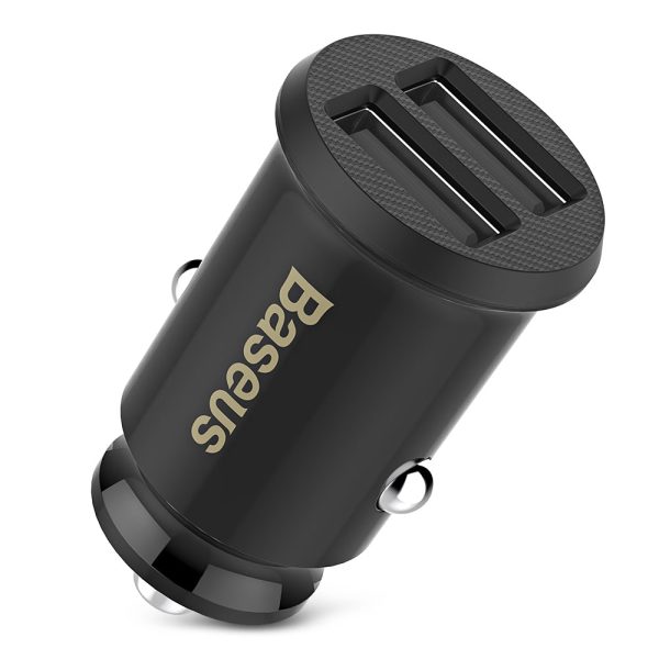 Baseus C8 - K Grain Fast Car Charger Small Dual USB Output 3.1A - Image 2