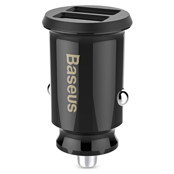 Baseus C8 - K Grain Fast Car Charger Small Dual USB Output 3.1A - Image 4
