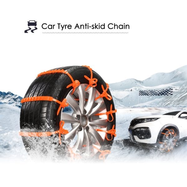 10PCS AutoLover 900AST Universal Car Tyre Anti-skid TPU Chains for Road Safety - Image 2