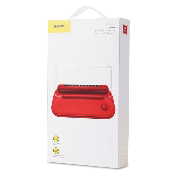Baseus Horizon Silicone Parking Number Bracket Phone Holder - Image 9