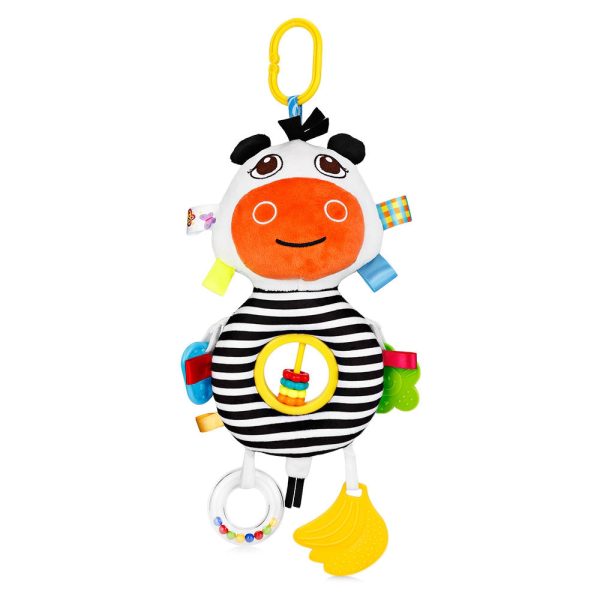 Baby Crib Animal Rattle Plush Toy Teether Stroller Pendant Hanging Bed Bell