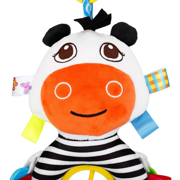 Baby Crib Animal Rattle Plush Toy Teether Stroller Pendant Hanging Bed Bell - Image 3