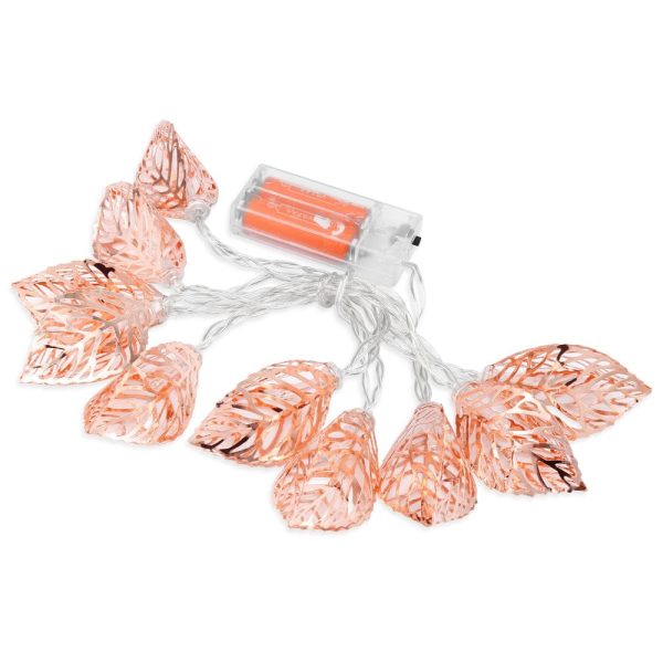 1.5M 10 LEDs Leaves Light String Lamp for Home Party Festival