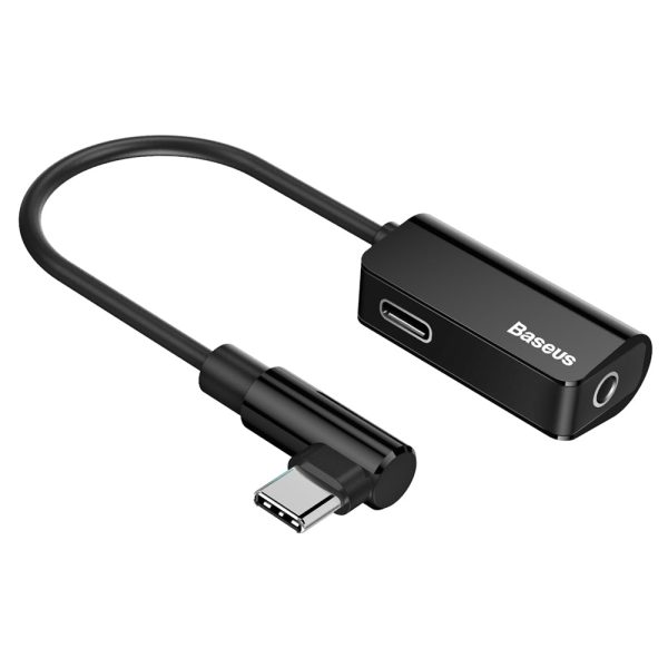 Baseus CATL45 - 01 Type-C Male to Type-C Female + 3.5mm Female Adapter - Image 2
