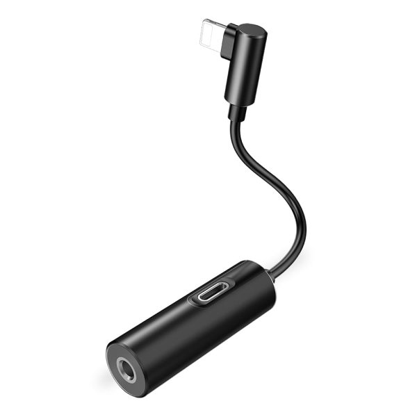 Baseus L42 8 Pin 3.5mm Audio Port Adapter Converter Volume Control - Image 2
