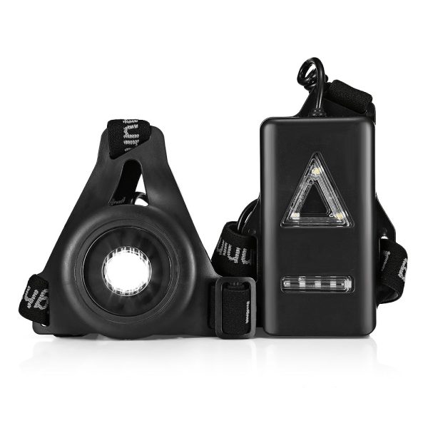 20M Lighting USB Charging Night Running Sports LED Light with Red Taillight