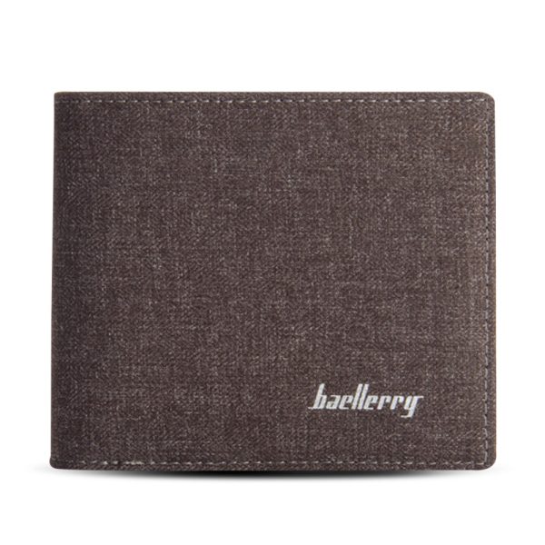 Baellerry Slim Coin Money Card Holder Canvas Pocket Men Wallet - Image 7
