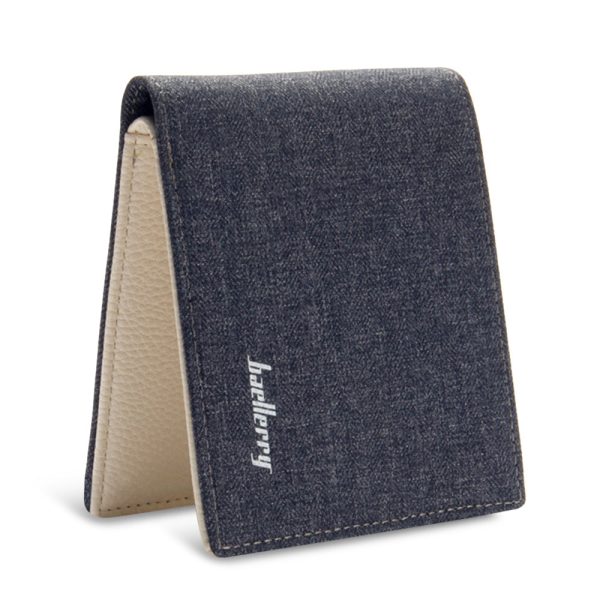 Baellerry Slim Coin Money Card Holder Canvas Pocket Men Wallet - Image 2