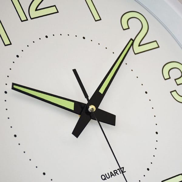 12 inch Luminous Wall Quartz Clock Home Decorations - Image 2