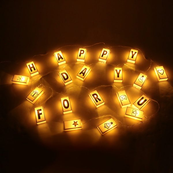 20 LED Letters Light Box String - Image 2