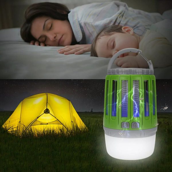 2-in-1 USB-plug Mosquito Lamp Camping Light - Image 2