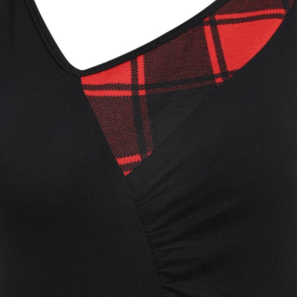Asymmetric Lace Up Dress - Image 4
