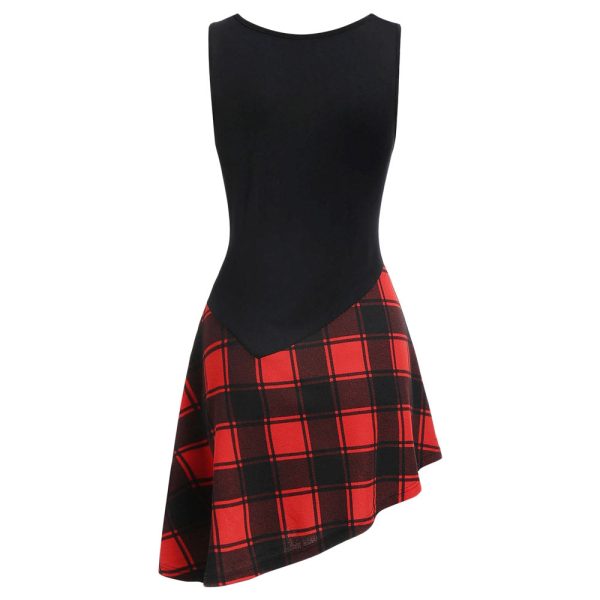 Asymmetric Lace Up Dress - Image 3