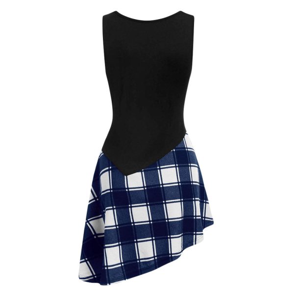 Asymmetric Lace Up Dress - Image 6