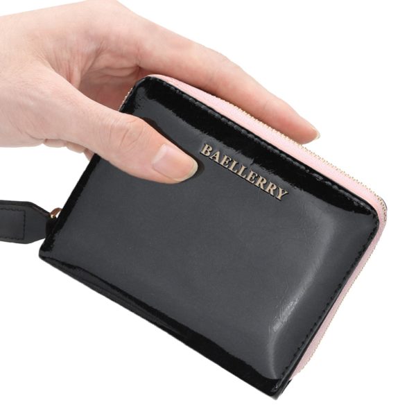 Baellerry Women Wallet PU Leather Zipper Hasp Card Slot Cash Coin Pocket - Image 9