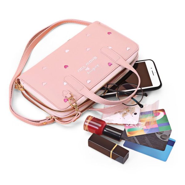 Baellerry Women Crossbody Bag PU Leather Handbag Single Shoulder PU Leather - Image 7
