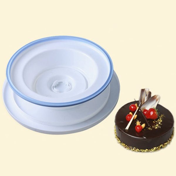 Baking Tool with Non-slip Side Cake Turntable - Image 2