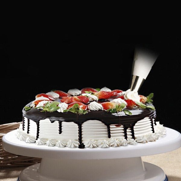 Baking Tool with Non-slip Side Cake Turntable - Image 3