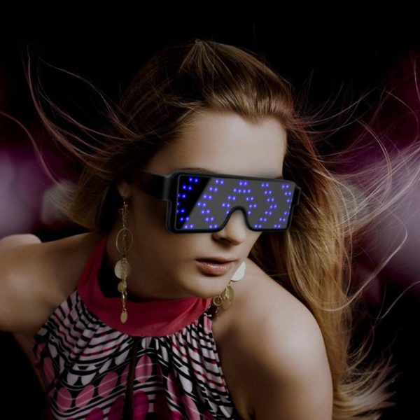 BRELONG LED Light Party Glasses Rechargeable with Multiple Animation Modes - Image 14