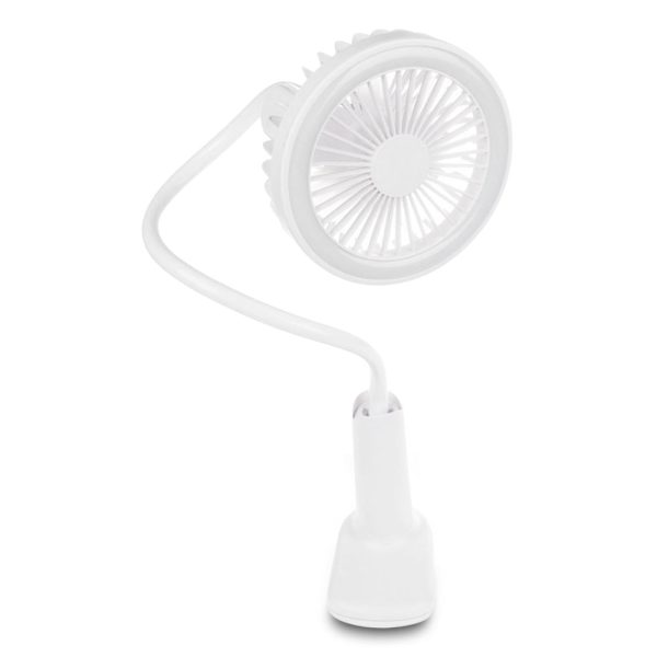 Clip Fan Night Light Dual-use USB 5V 200lm 2.5W 5500K Chargeable Dimmable Lamp - Image 2