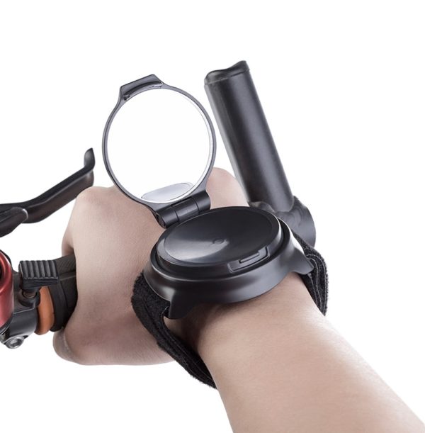 Bike Wrist-mounted Rear View Mirror Wing Side Folding 360 Degree Rotation - Image 6