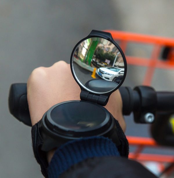 Bike Wrist-mounted Rear View Mirror Wing Side Folding 360 Degree Rotation - Image 8