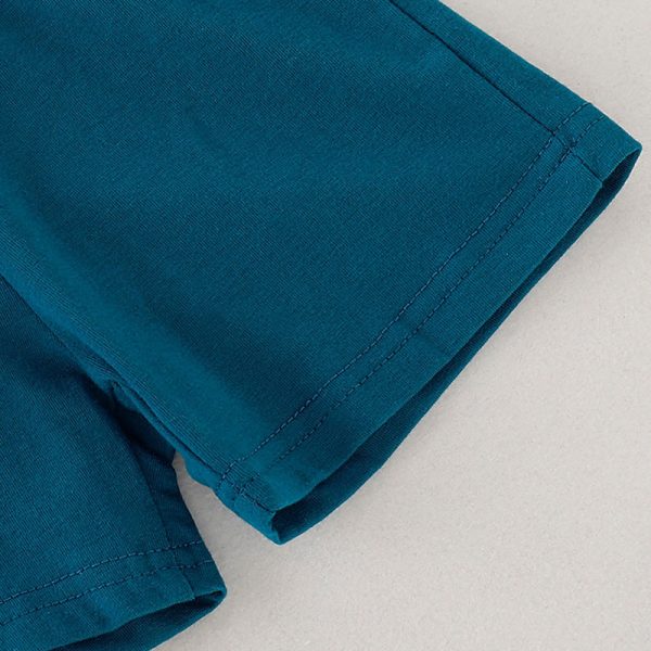 AB0005 Boys 2-piece Suit Top T-shirt Shorts Round Neck Short Sleeve - Image 6